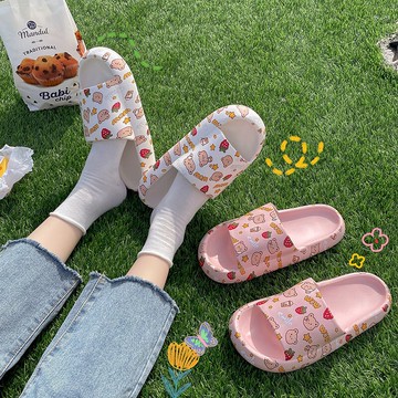 踩屎感拖鞋女夏天家用防滑浴室洗澡情侶厚底居家居男涼拖夏季外穿