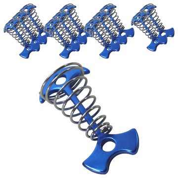 omax 鋁合金加長彈簧魚骨地釘  75 x 35mm  12個