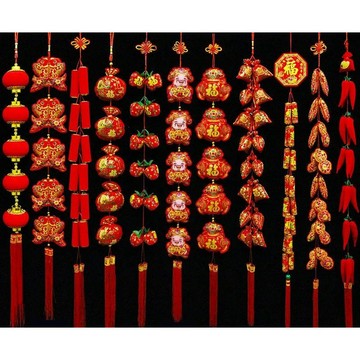 台灣發票快速出貨 燈籠串 虧錢出清 盆栽掛飾 年宵掛飾 新年掛件 春節元旦 節慶 新年 春節 喜慶 新年掛飾 過年掛飾