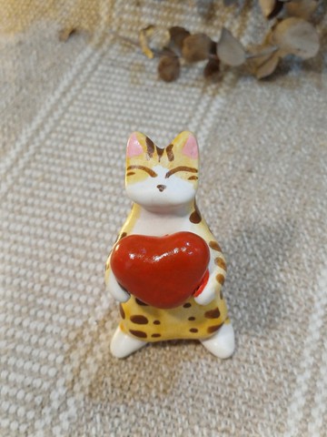 貓肥運來-手捧真心-傳心達意小物