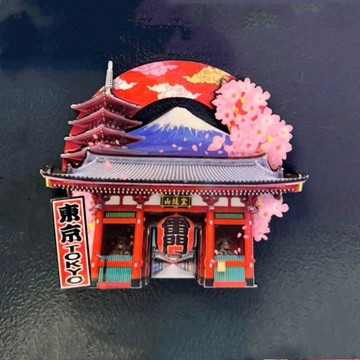 💥桃園出貨💥日本東京冰箱貼外國冰箱貼旅行紀念品日係禮物高顔值禮物桌麵擺件