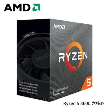 【AMD】Ryzen 5 3600 六核心處理器【三井3C】