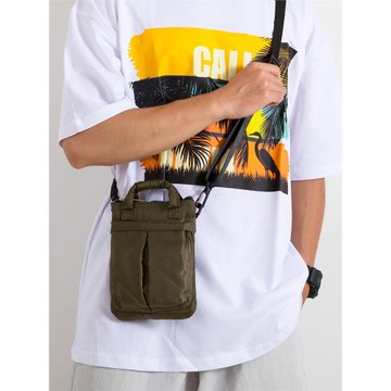 日系時尚男女手機包休閑百搭工裝風小方包迷你斜挎包簡約單肩包潮