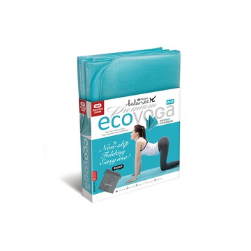 muva環保八摺運動墊 湖水綠