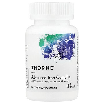 Thorne, 高級鐵複合物，60 粒膠囊