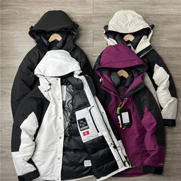 北家1986紫標系列 加厚4級防寒男士戶外防風防水硬殼沖鋒衣羽絨服