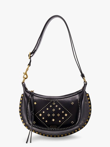 Oskan moon leather shoulder bag with metal details - ISABEL MARANT - gender_Woman