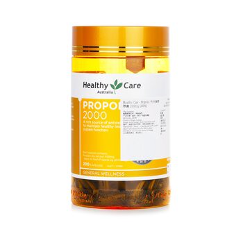 Healthy Care 澳世康 金裝黑蜂膠天然軟膠囊2000mg - 200粒 200pcs/box-蜂蜜 蜂膠