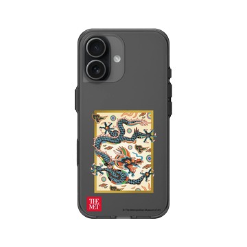 iPhone 17 Clear (相機按鈕) 酷墨灰 - The MET - 畫框系列 - 騰雲龍徽