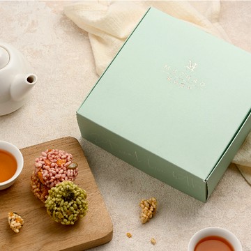 【暮朝食粹】手作醬香米餅禮盒 15入 -混合口味 伴手禮 下午茶 傳統零食 手工餅乾 無防腐劑 含送禮紙袋