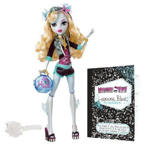 モンスターハイ Monster High Lagoona Blue Doll and Neptuna Pet Piranha