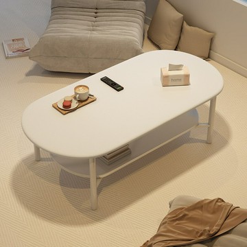 【含稅/免運】 小茶幾客廳家用沙發茶桌小戶型簡約現代橢圓形網紅臥室陽臺小桌子
