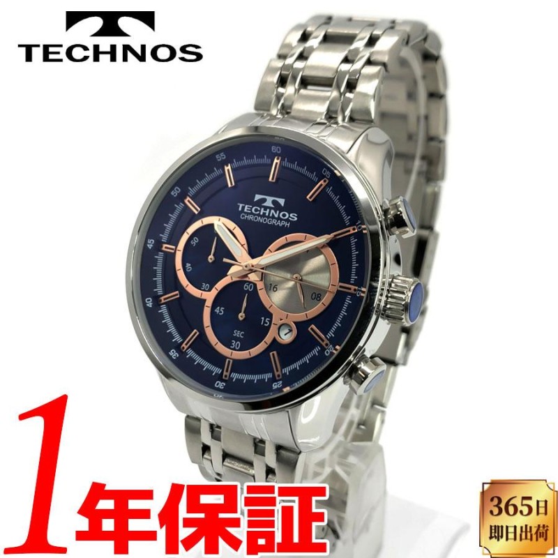 TECHNOS テクノス CHRONOGRAPH クロノグラフ 男性用 メンズ 腕時計