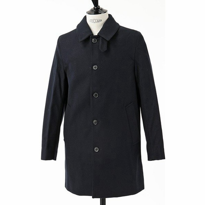 Mackintosh マッキントッシュ Gm 002f Bt Mo26 ウール ステンカラーコート Navy メンズ 通販 Lineポイント最大0 5 Get Lineショッピング