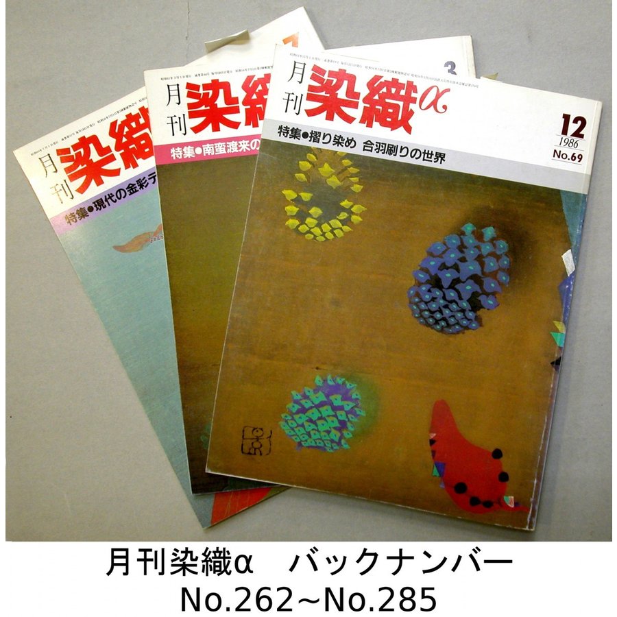 メール便可 月刊染織 染めと織りを楽しむ人の生活情報誌 号数を選択してください バックナンバー