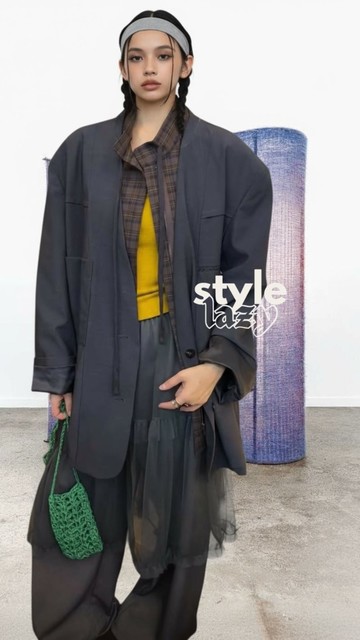 2025fw 假兩件西裝外套