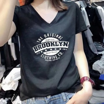台灣现貨 韓版短袖 短袖t恤 女裝 V領短袖 t恤 短袖 大尺碼上衣 大碼上衣 v领T恤 女上衣 夏季上衣 寬鬆上衣