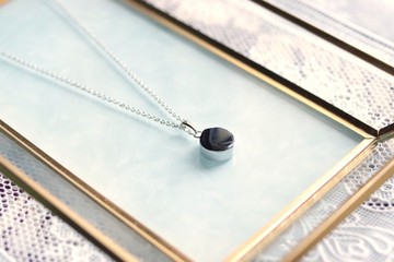 樹脂藝術 銀彩風格墜飾・惡魔美學