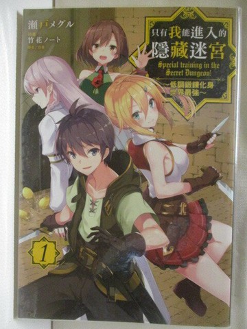 【書寶二手書T9／一般小說_WW1】只有我能進入的隱藏迷宮(1)_輕小說