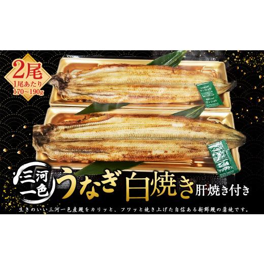 ふるさと納税 愛知県 幸田町 三河一色うなぎ白焼き2尾(肝焼き付き) うなぎ 白焼き