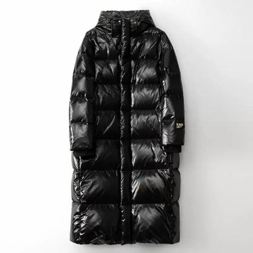 爆款長款鵝絨服裝黑金保暖羽絨服女裝 YF339
