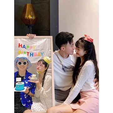 定制送閨蜜禮物生日個性制定人物照片拼圖實木擺檯頂戴相框