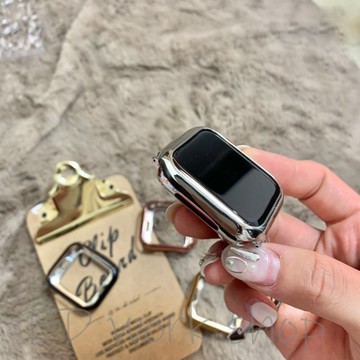 電鍍邊框軟殼 apple watch 11 錶殼 iwatch s10 手錶保護殼 9 8 7 6 蘋果手錶錶殼 手錶殼