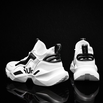 鞋子男潮鞋新款男鞋秋季透氣薄款運動跑步鞋休閑百搭網面鞋男