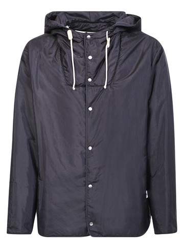 Jil Sander Nylon Dark Blue Parka
