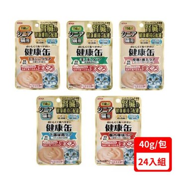 日本AIXIA愛喜雅-11歲健康軟包維持腎臟健康系列 40g X(24入組)(下標數量2+贈神仙磚)