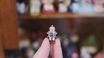 【棉花星球】復古玩具系列-小機器人