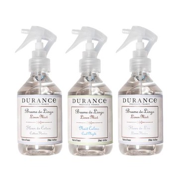 DURANCE朵昂思 衣物芳香噴霧(250ml)-寧靜夜晚/薰衣草/馬鞭草/橙花/清新亞麻/亞麻花