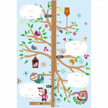 7117 - 身高表 ( 開智樂園掛圖 海報系列) ☆台灣品牌  L-008
