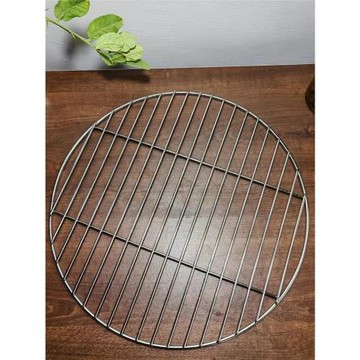 篦子不銹鋼圓形實心熏肉工具熟食篦子鍋底防燒焦墊干蒸菜蒸架子