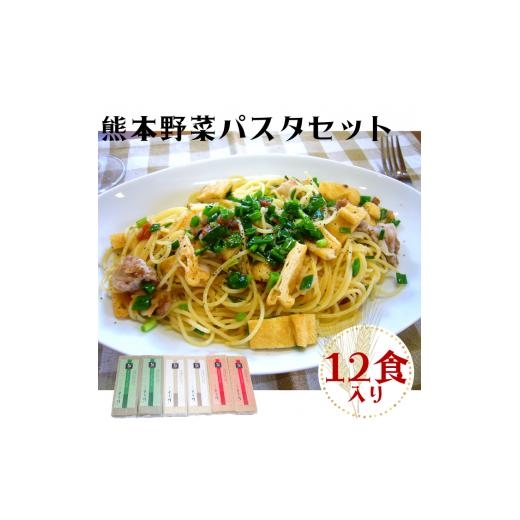 ふるさと納税 熊本県 甲佐町 熊本野菜パスタセット12食入り