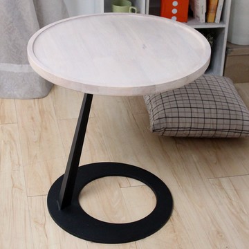 【H&D東稻家居】勞倫斯簡約圓茶几/邊几-2色【TK1X/TK1R】