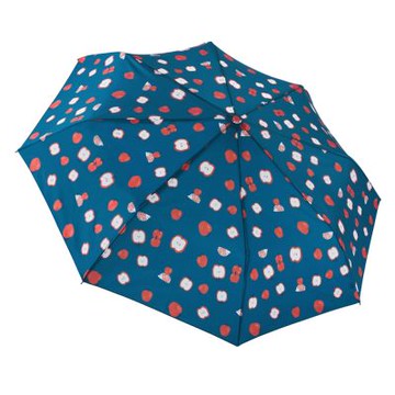 RAINSTORY蘋果刺蝟抗UV個人防回彈自動傘(藍)