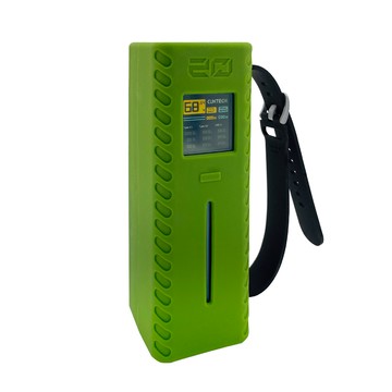 〔佳美能〕CUKTECH 酷態科 P23 20號 行動電源 矽膠保護套 線材收納 - 草綠