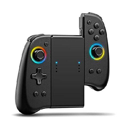 NYXI Hyperion Milk Style Meteor Light Wireless Joy-pad for Switch/Switch  OLED, Hyperion switch controller with RGB Lights, Programmable, 6-Axis  Gyro