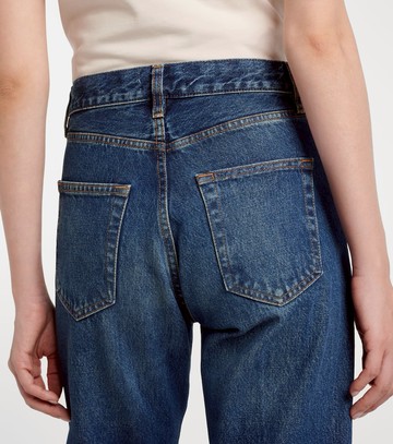 Frame Vertical high-rise straight jeans