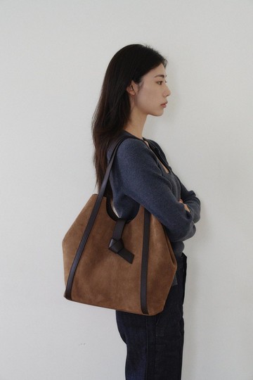 Lazo 絨面革包款_棕色