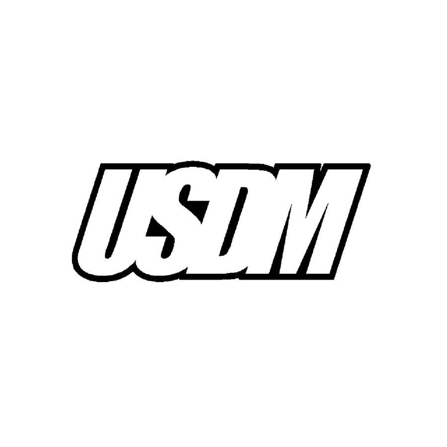 USDM ロゴ カッティングステッカー 選べる3サイズ 通販 LINEポイント最大0.5%GET | LINEショッピング