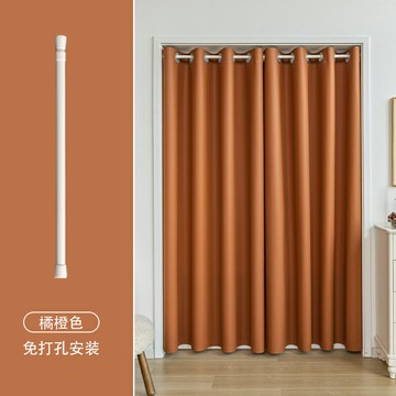 空調門簾 阻斷簾 定製門簾防水防油煙PU皮革牛津布家用布藝浴簾保暖冬季空調隔斷簾【CM24735】