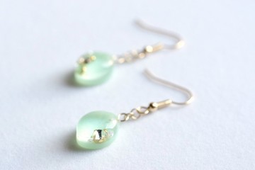 樹脂藝術 侯爵耳環・和諧的預感