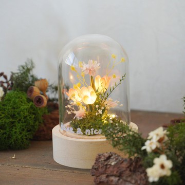 【DIY材料包】迷你微光森林玻璃燈座