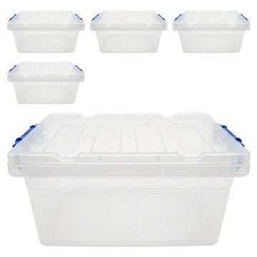KEYWAY 聯府 全方位收納箱 2L  顏色隨機  226 x 155 x 108mm  5個