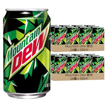 Mountain Dew 激浪 汽水  330ml  48罐