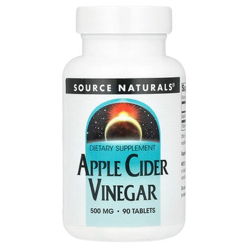 Source Naturals, 蘋果醋，500 毫克，90 片