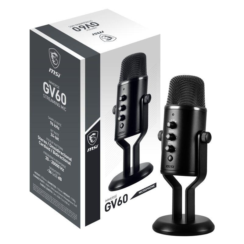 MSI IMMERSE GV60 STREAMING MIC ゲーミングマイク ストリーミング