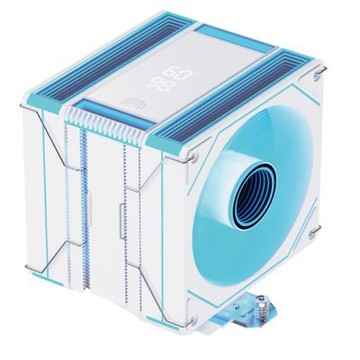 AINAR 艾納爾 AIR MAX T6 六導管單塔雙風扇 溫顯 白色 CPU散熱器